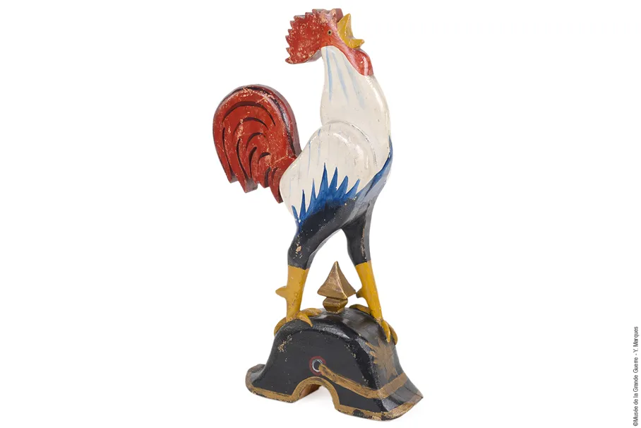 Rooster statuette