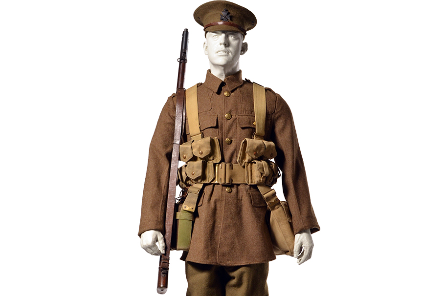 Infantryman in the King’s Royal Rifle Corps, United Kingdom, 1914.