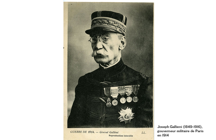 Joseph Gallieni (1849-1916), gouverneur militaire de Paris en 1914