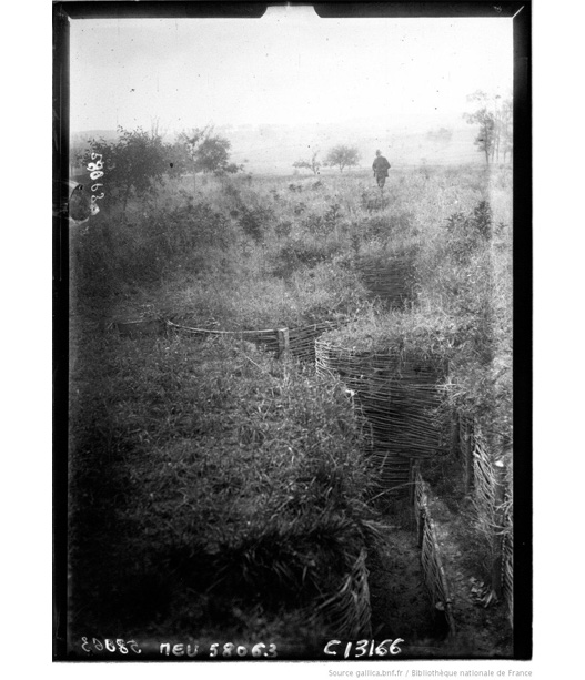 Les premières tranchées en septembre 1914 à Varreddes