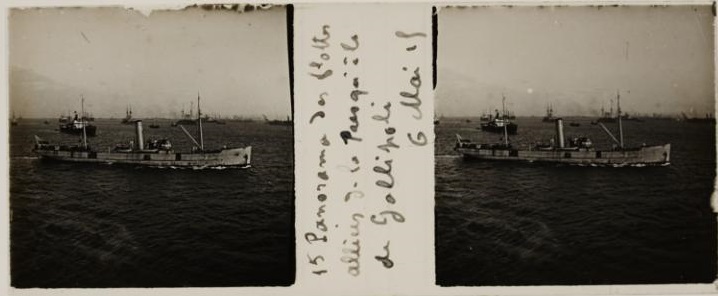 Flotte alliée vers Gallipoli en 1915