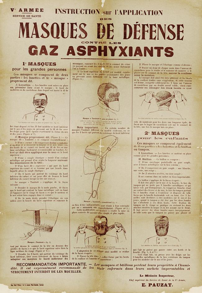 Les masques à gaz, sont interdits de collection - Site officiel de