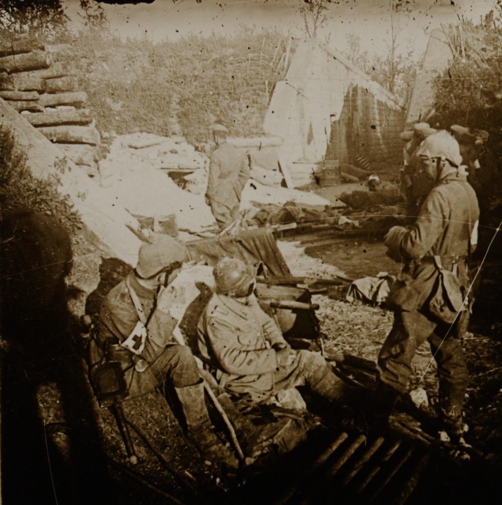 Poste de secours allemand pendant la bataille de Verdun