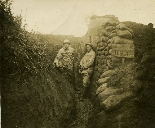 Observatoire du Hibou - Eperon d'Ailles - 18 juillet 1917