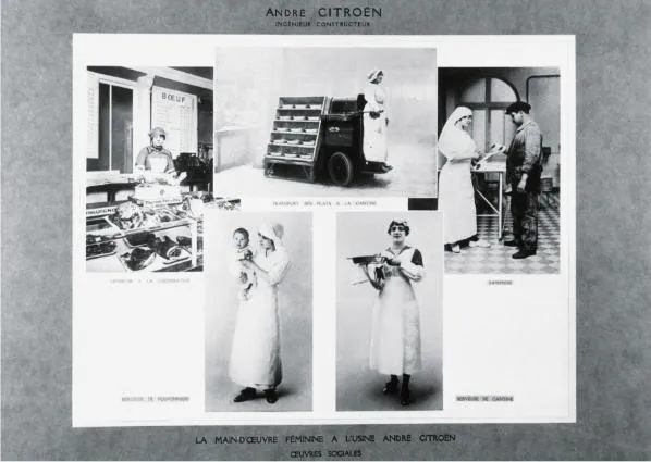 La main-d’œuvre féminine à l’usine André Citroën. Œuvres sociales.