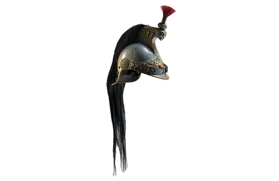 Casque d’officier de cuirassier modèle 1872/74 - Musée de la Grande Guerre, Meaux - Didier Pazery