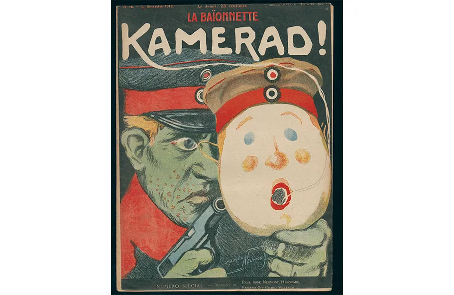 La Baïonnette n°18 du 4 novembre 1915 E. Riblaudo France, 1915 Imprimé 2006.8.3.0 Musée de la Grande Guerre, Meaux